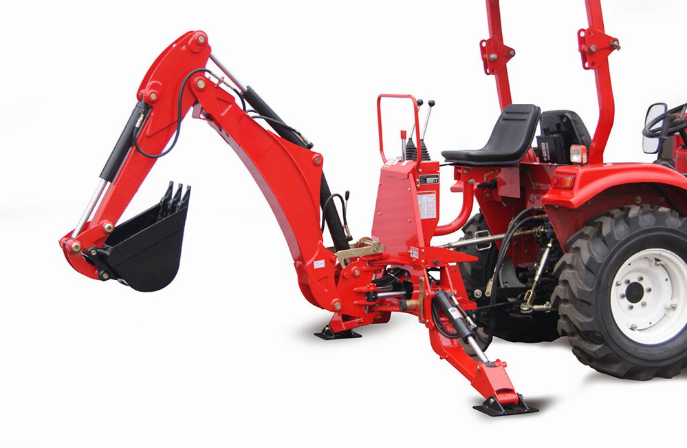 Heckbagger für Traktoren hydraulisch, 3-Punkt-Aufhängung