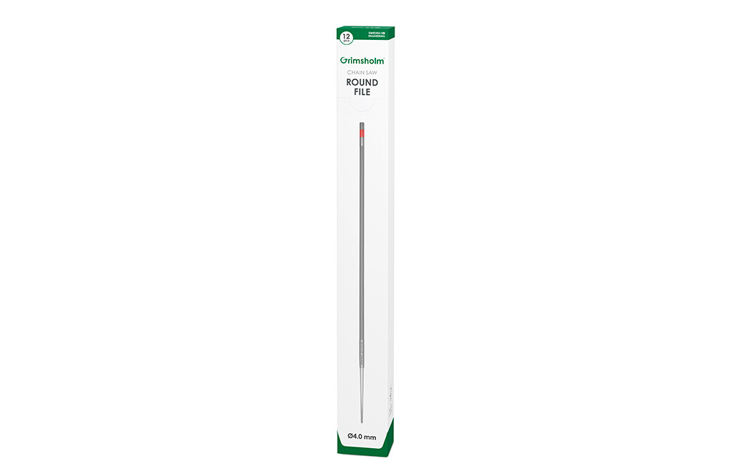 Grimsholm Premium Cut Rundfeile 4,0 mm - 12 Stück