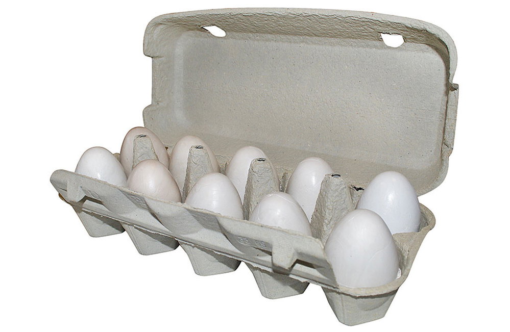 Eierkarton 10er, Eierschachtel