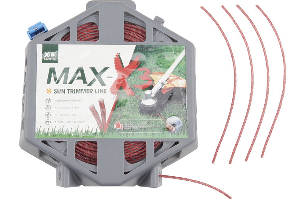 Trimmerschnur, Ø3 mm, 65 Meter