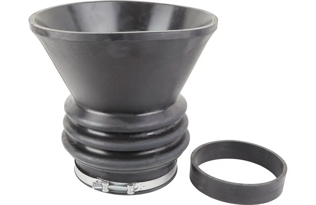 Andocktrichter 10", inkl. Schelle