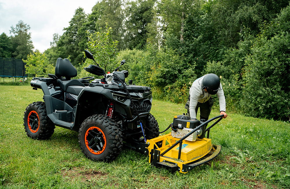 ATV-Frontmäher für Gestrüpp, 120 cm, 10,5 PS | Iron Baltic