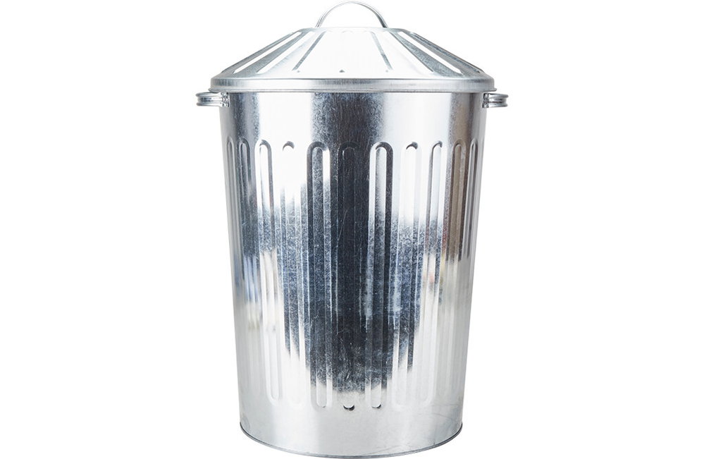Futterfass mit Deckel, 46 Liter