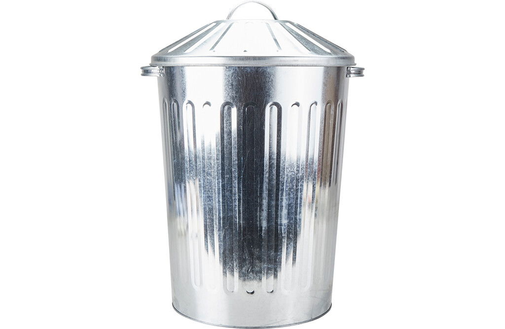 Futterfass mit Deckel, 46 Liter