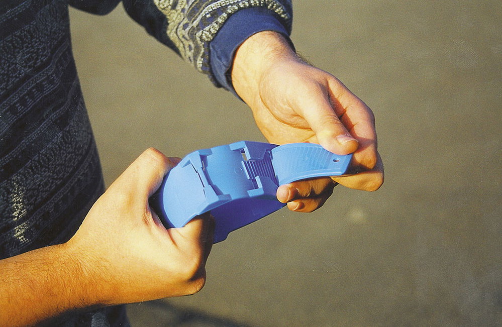 Fessel-Markierungsband, Blau