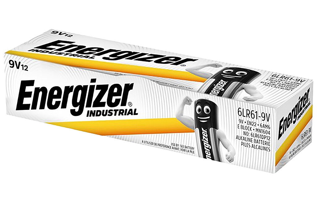 9V-Batterien Energizer 12 Stück