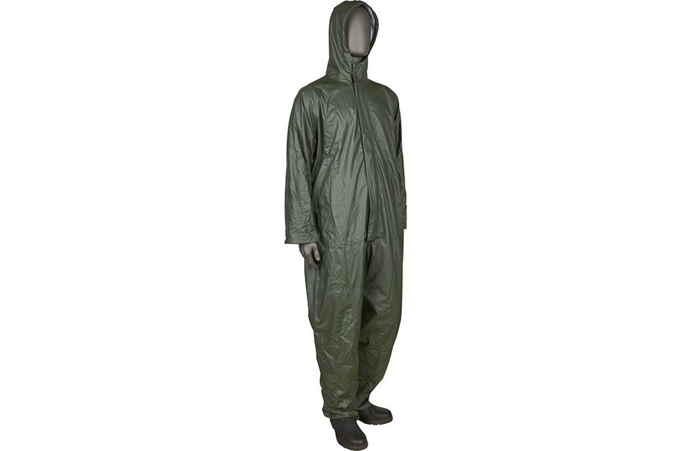 PU-Overall, olivgrün, 3XL