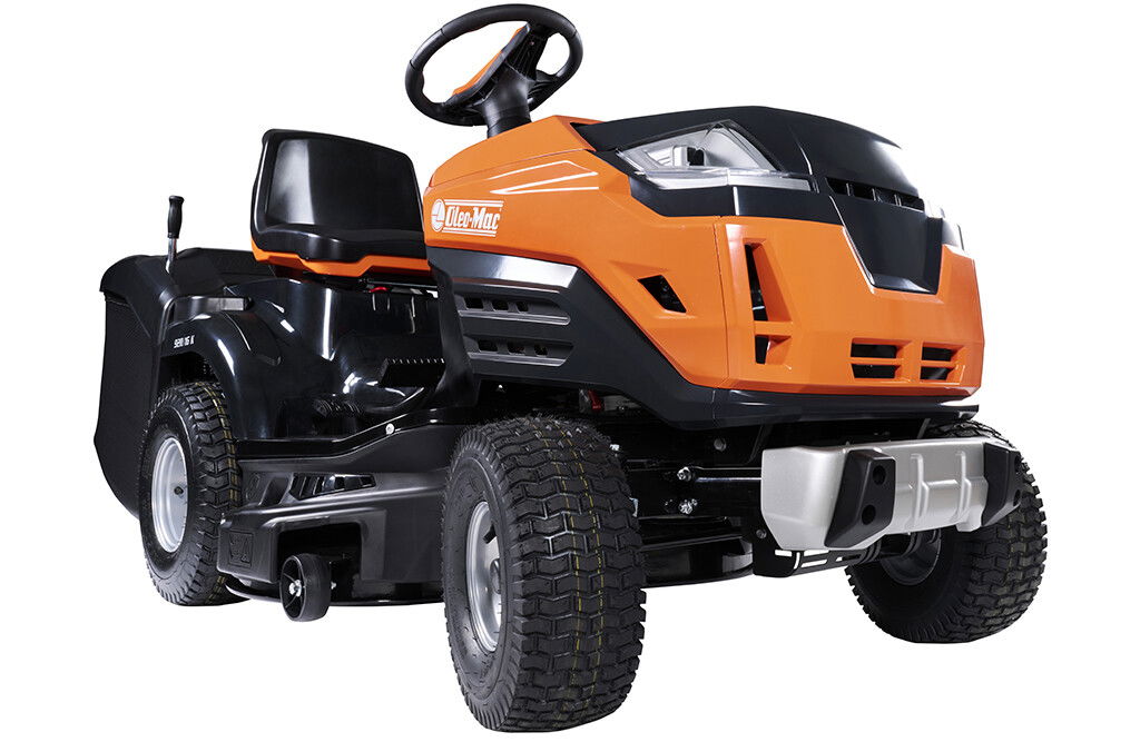 Rasentraktor, Oleo-Mac Aufsitzmäher mit Heckauswurf, 92R/16 K, 11PS