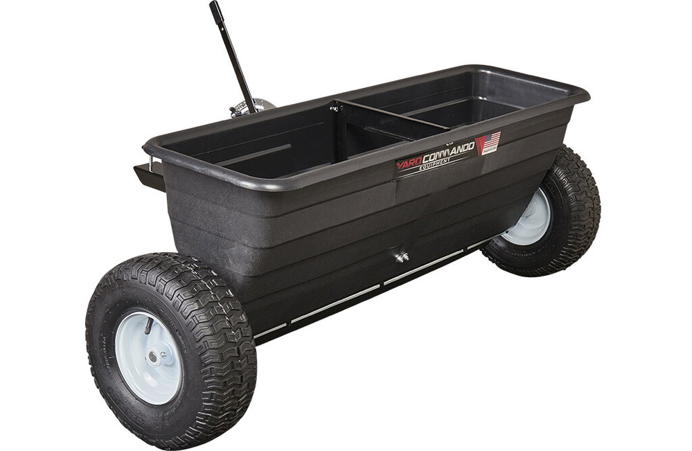Düngerstreuer für Rasentraktor, Quad & ATV, 80 Liter