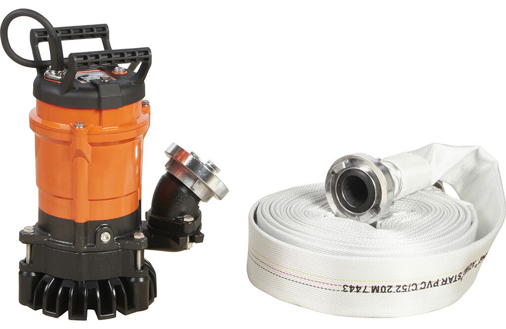 Schmutzwasserpumpe, Tauchpumpe 230V, 15m Schlauch