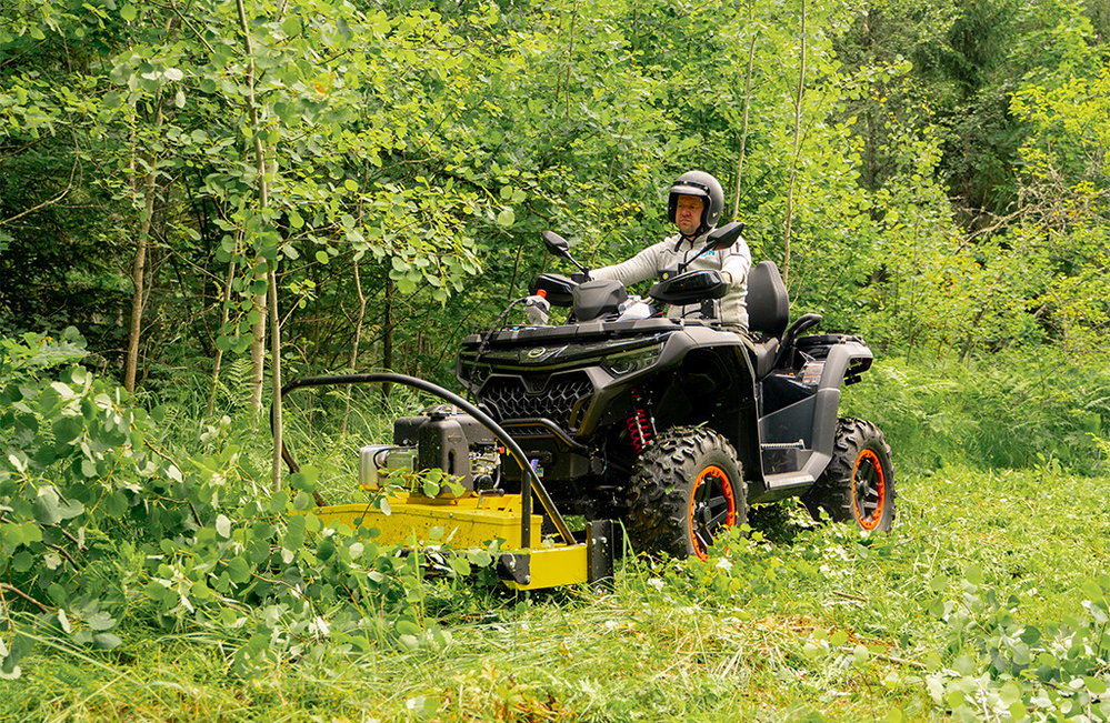 ATV-Frontmäher für Gestrüpp, 120 cm, 10,5 PS | Iron Baltic