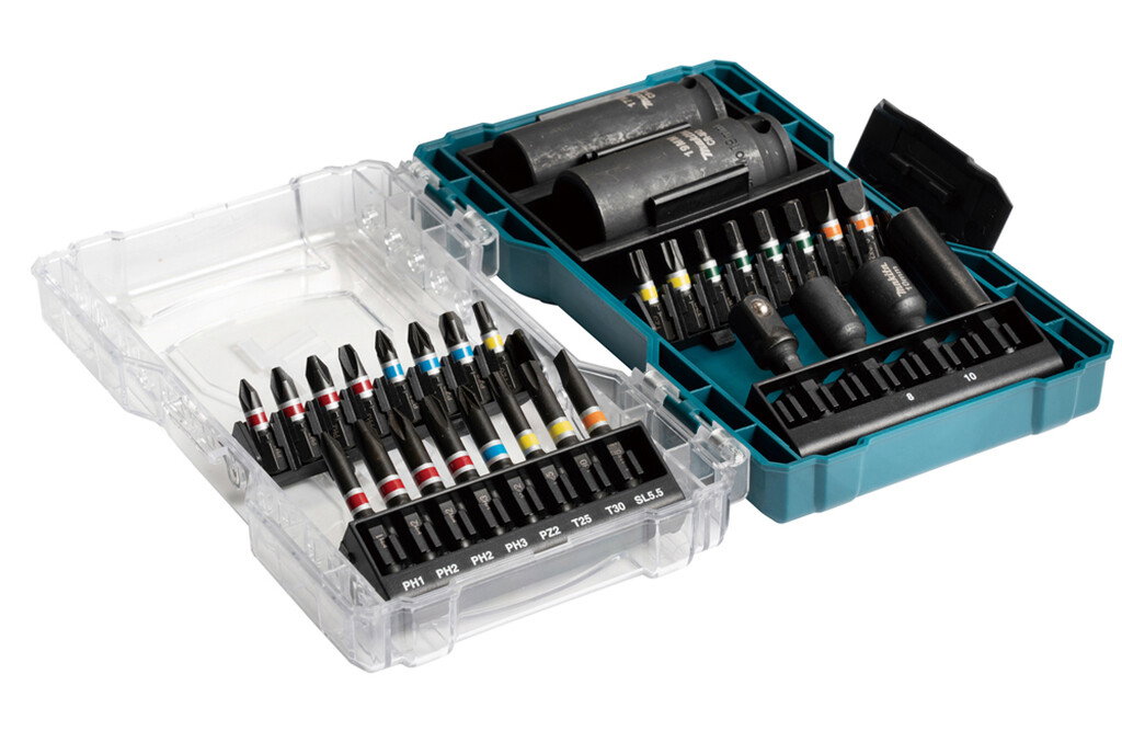 Makita E-07060 Schlagschrauber Bits und Steckschlüssel