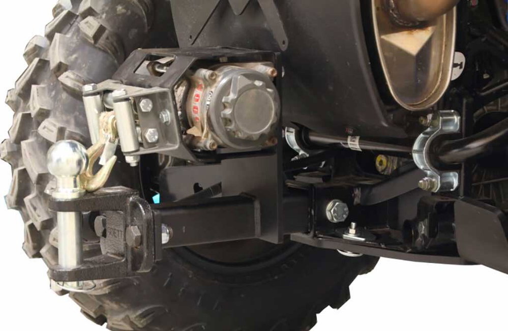 Elektrische Windenhalterung für Polaris General UTV