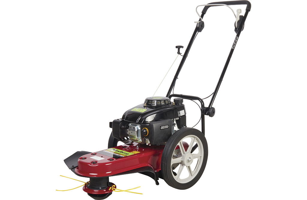 Rasentrimmer auf Rädern