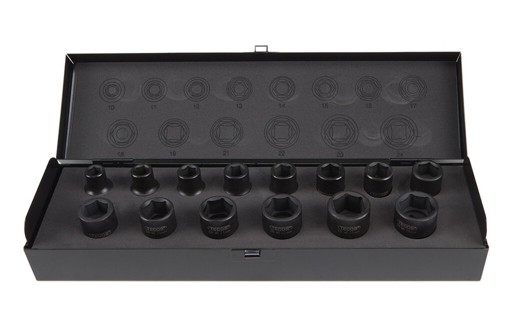Tecos Kraftaufsatzsatz, 1/2"