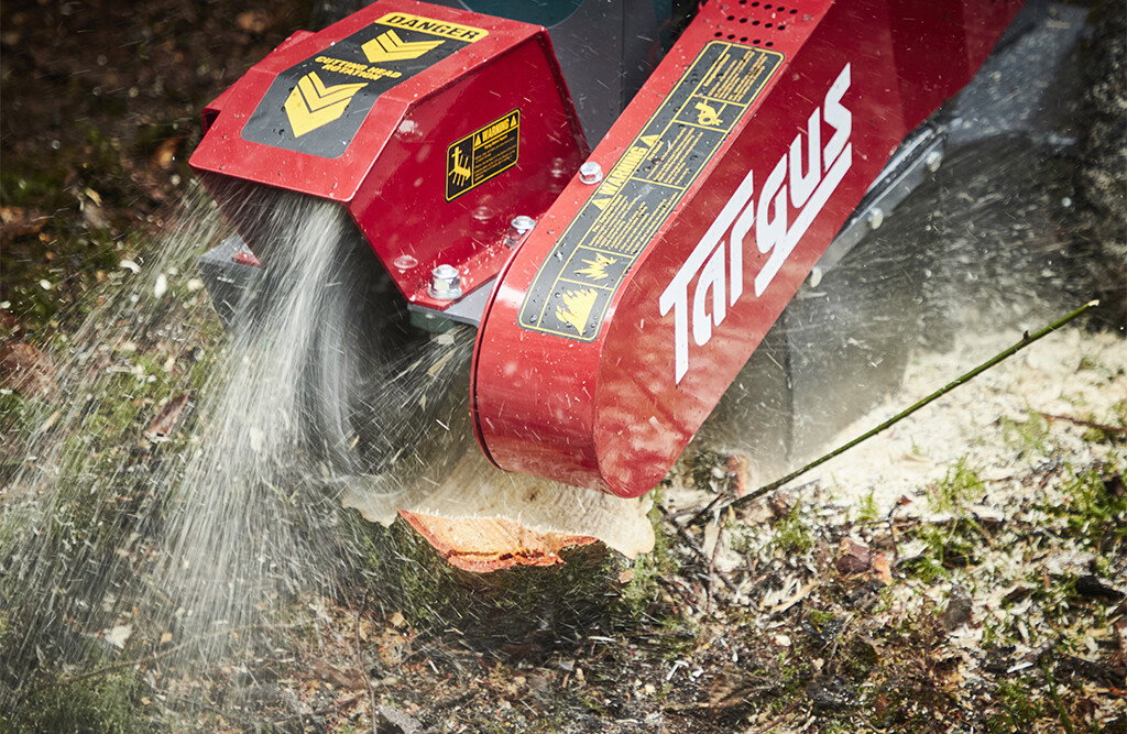 Stubbenfräse 15 PS, Baumstumpffräse Benzinmotor mit Drehkranz | Targus