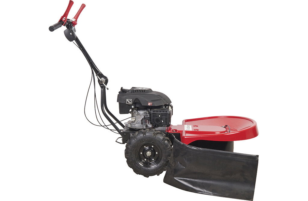 Benzin Hochgrasmäher 58 cm, Kreiselmäher mit 4x Wendemessern