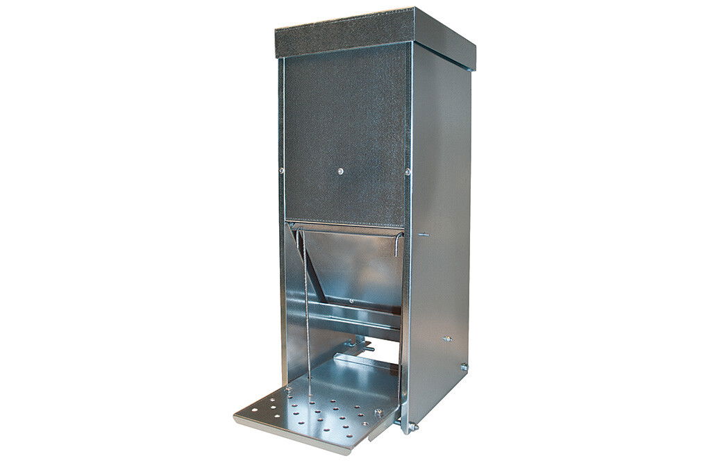 Futtersilo mit Rattenschutz