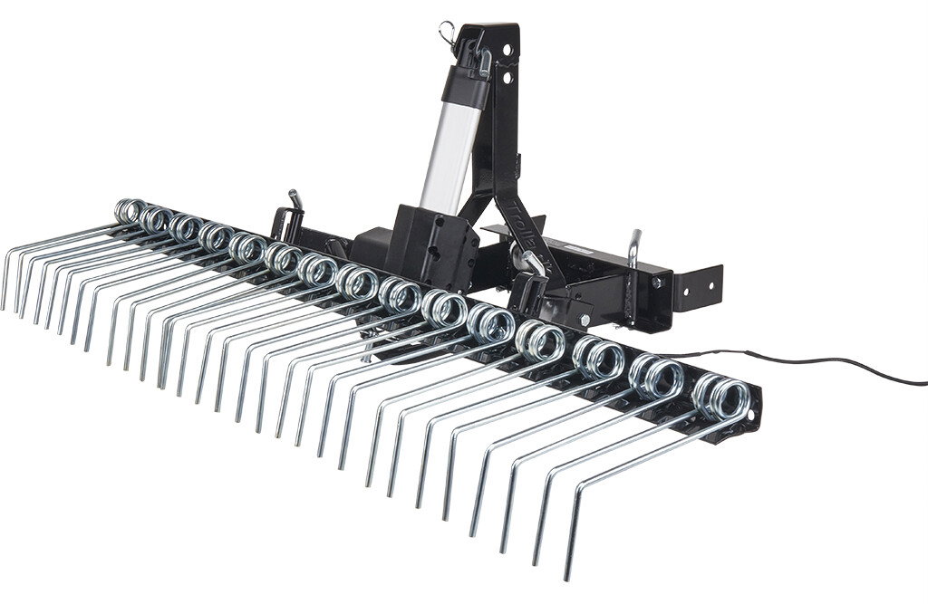 1,8 M Schleppegge Für Auffahrt & Hof – Robuste Power-Rechen Mit Kette, Für ATV, Traktor & Rasenmäher