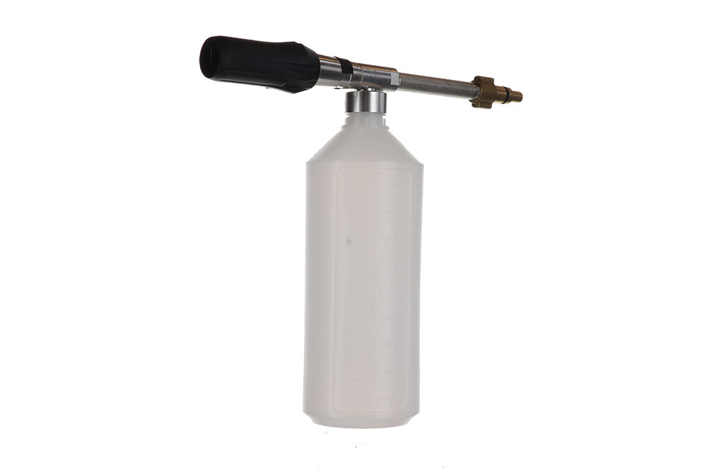 Schaumlanze mit Behälter