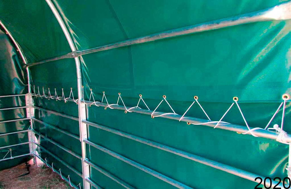 Windschutznetz-Set 300 g/m², für Weidezelt 4x4 m