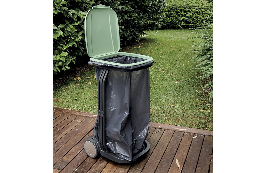 Müllsackständer aus recyceltem Kunststoff