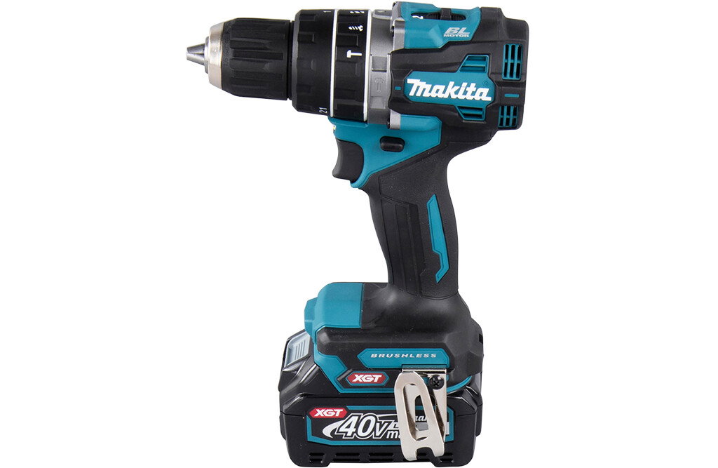 Makita 40V Schlagbohrmaschinen-Kit, inkl. Akkus und Zusatzartikel
