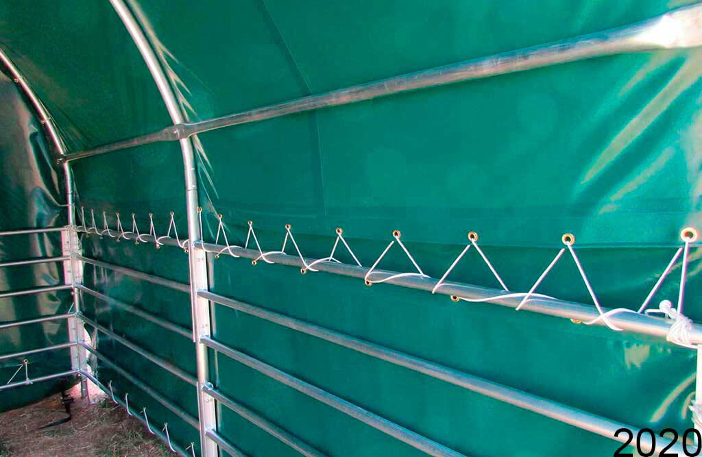 Windschutznetz-Set 300 g/m², für Weidezelt 3x3 m 