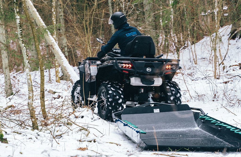 Transportschlitten für Quad & ATV, 290x120x20cm