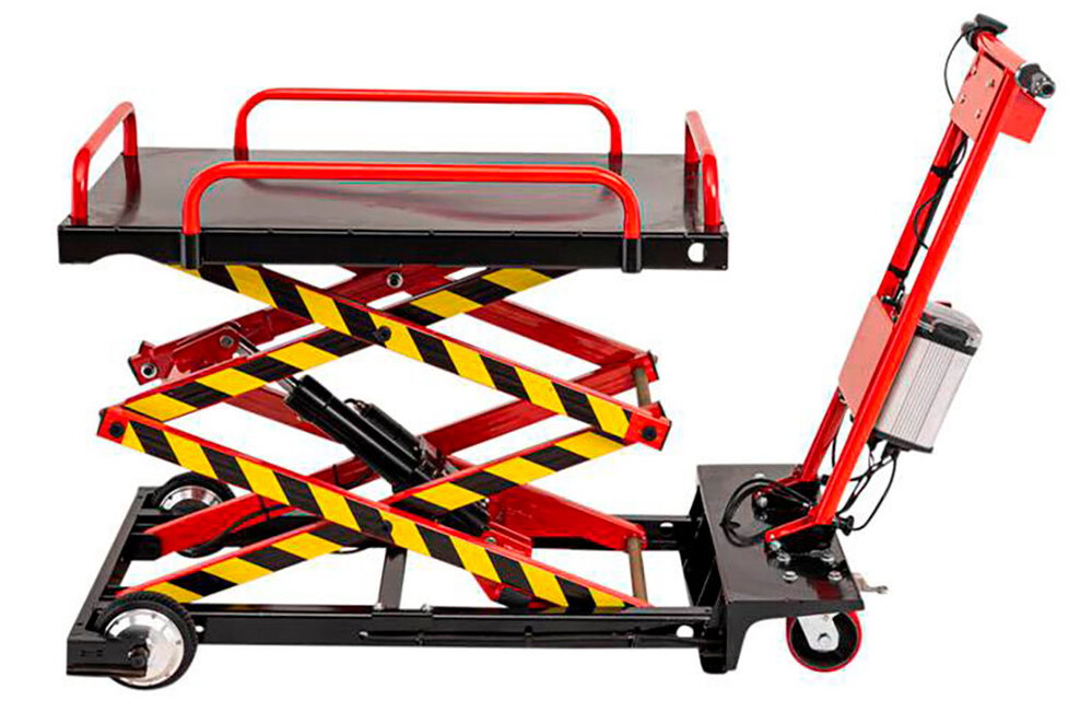 Elektrischer Hubtischwagen 300kg, 150cm Hubhöhe