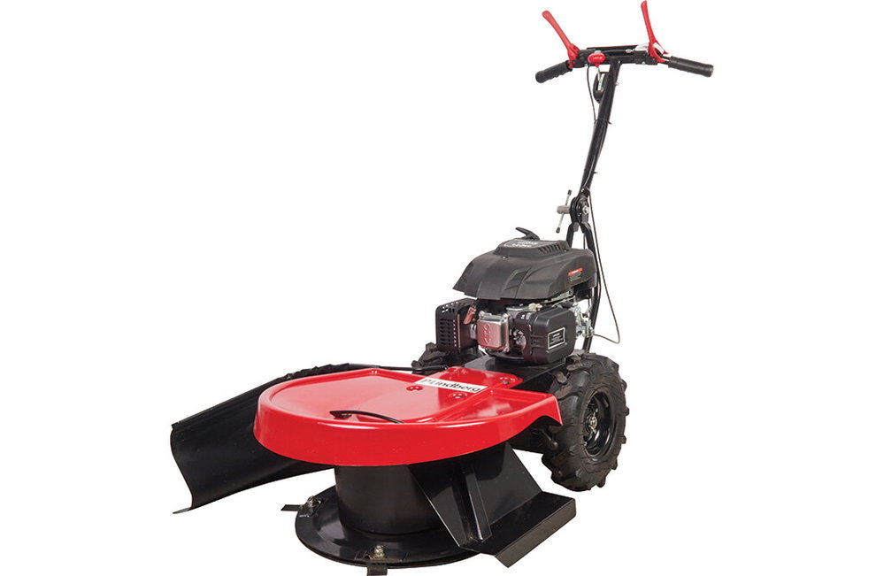 Benzin Hochgrasmäher 58 cm, Kreiselmäher mit 4x Wendemessern