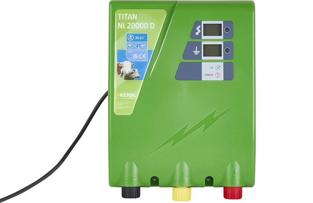 Kerbl Titan Ni 20000 D Weidezaungerät, 230V, 20/14,5 J