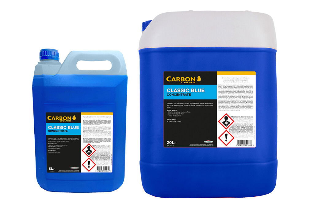 Carbon Kühlflüssigkeit Classic Blue, versch. Größen