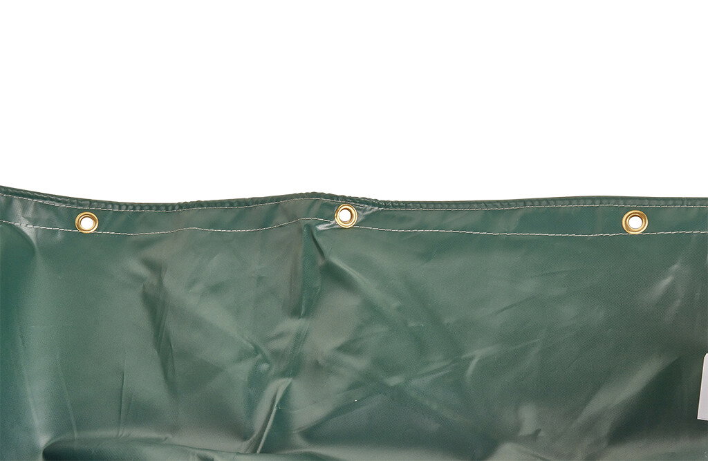 Zeltplane, PVC, Hinten