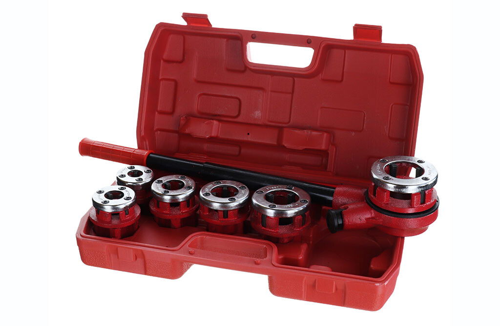 Rohrgewindeschneider mit 6 Schalen