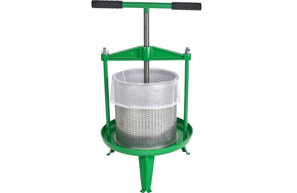 Manuelle Obstpresse 14 Liter mit Edelstahlkorb