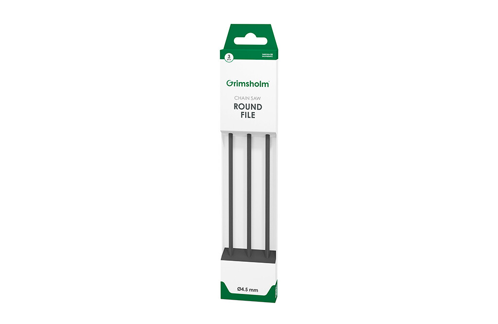 Grimsholm Premium Cut Rundfeile 4,5 mm - 3 Stück