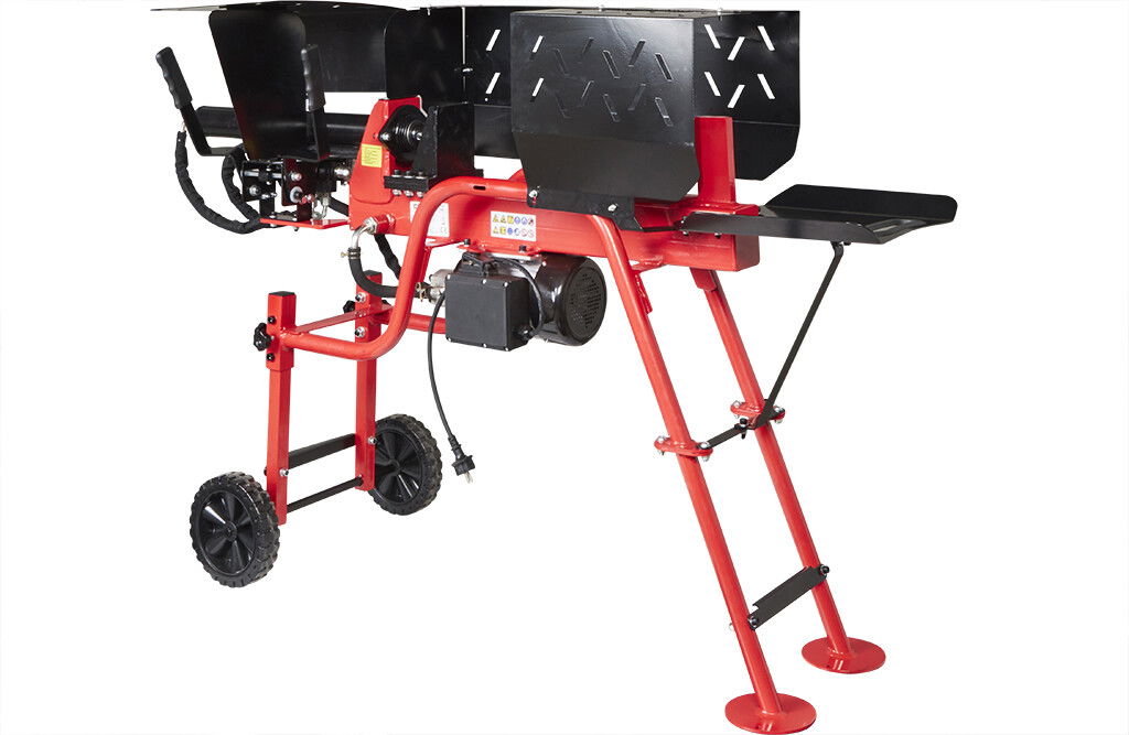 Elektrischer Holzspalter 8 t 230 V, mit Untergestell