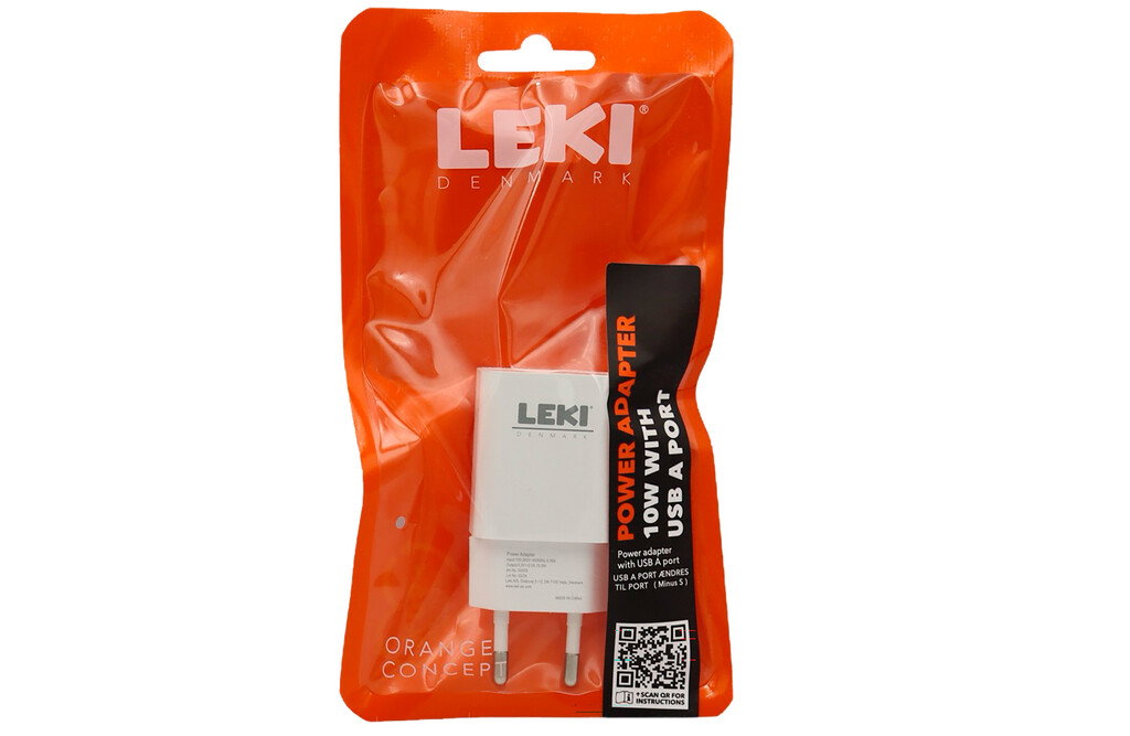 Leki USB-A-Netzadapter 10 W, weiß