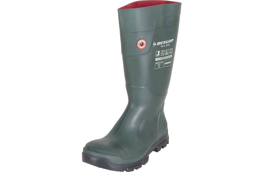 Dunlop PU Sicherheitsgummistiefel, Terra Pro, 44