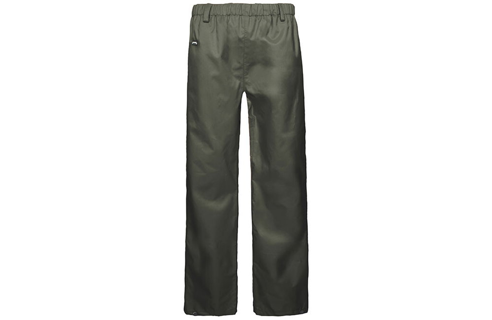 PU-Regenhose mit Gürtelschlaufe, olivgrün