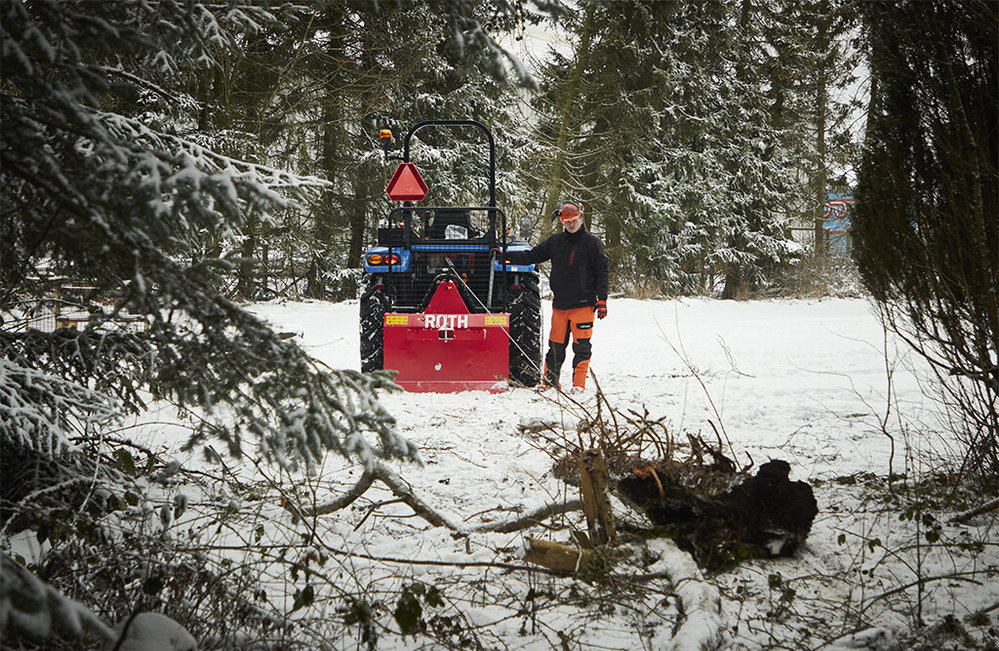 Forstseilwinde 50 m FW-40 von ROTH 4200 kg