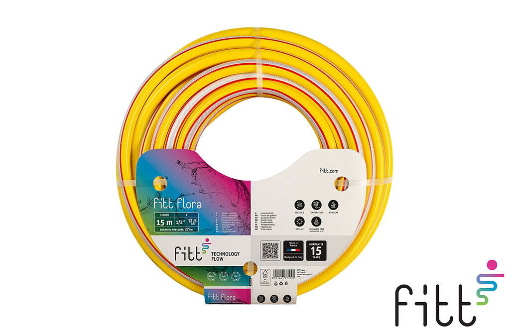 FITT Flora Gartenschlauch gelb, Variante wählbar