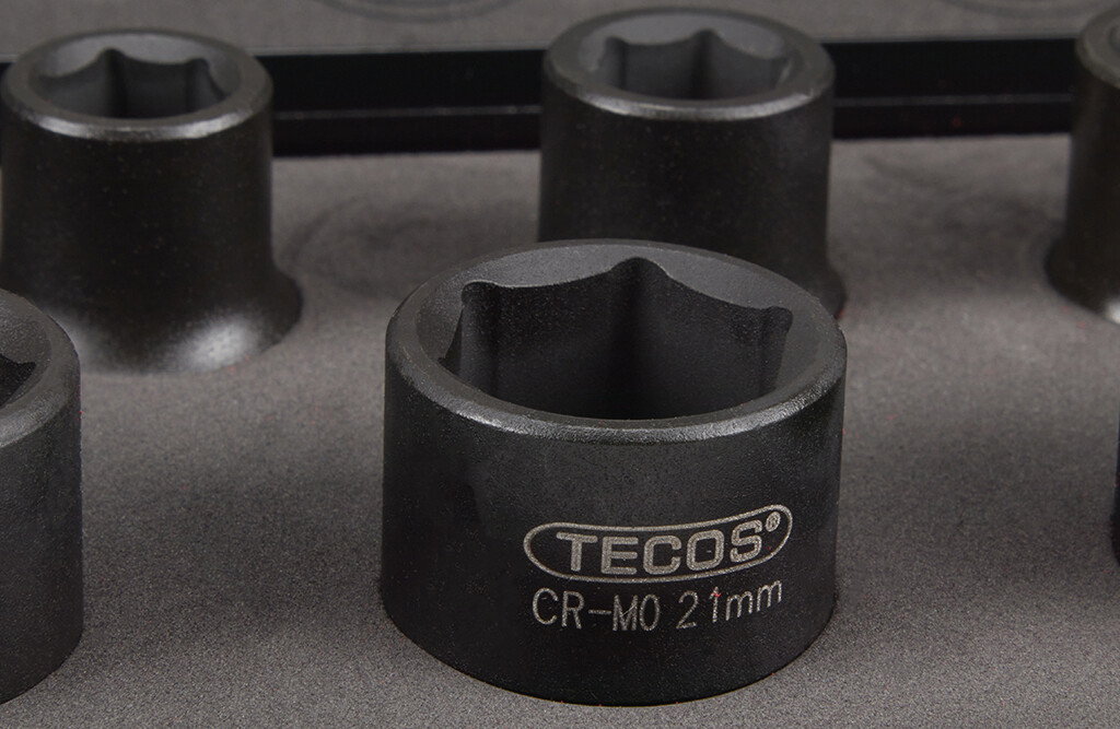 Tecos Kraftaufsatzsatz, 1/2"