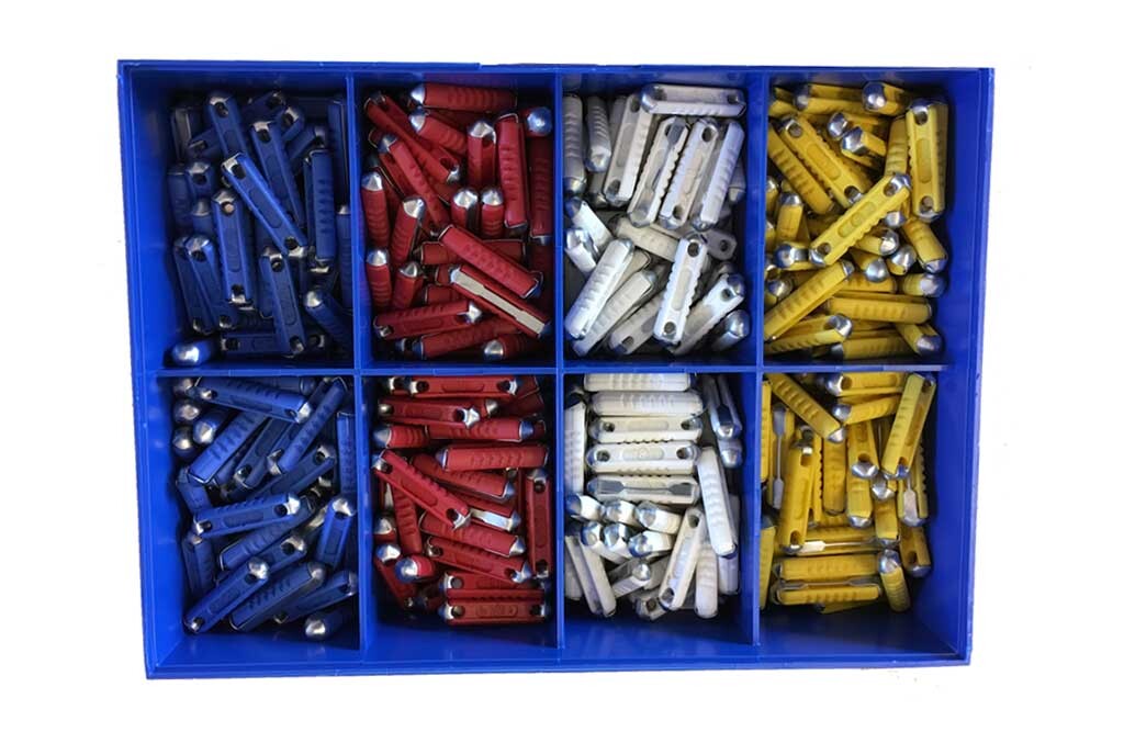 400x Porzellan Sicherungen 5-25 Ampere