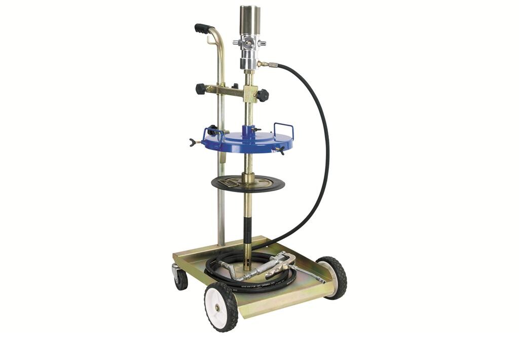 Fettschmierpumpe mit Folgeplatte