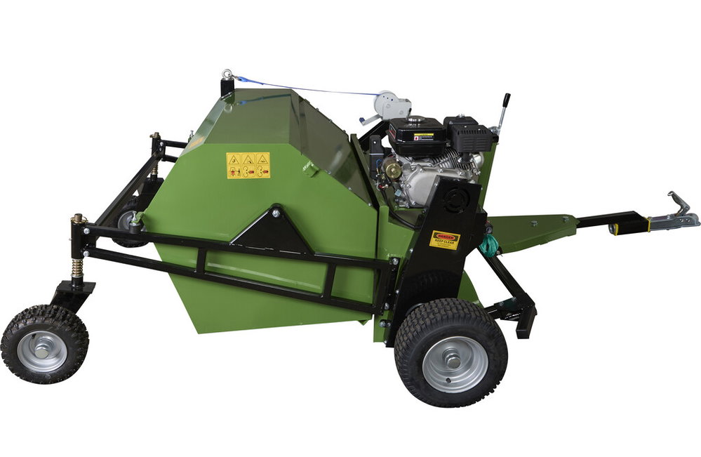 Rasenkehrmaschine & Pferdeäpfelsammler, 120 cm | Agriquad