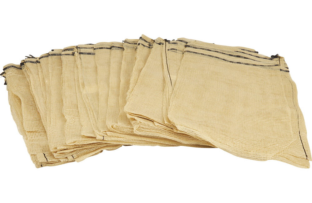 10x Netzsack für Brennholz, Raschelsäcke für Europalette 1000L