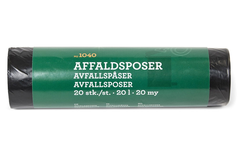 Abfallbeutel mit Kordelzugverschluss, 20 Liter