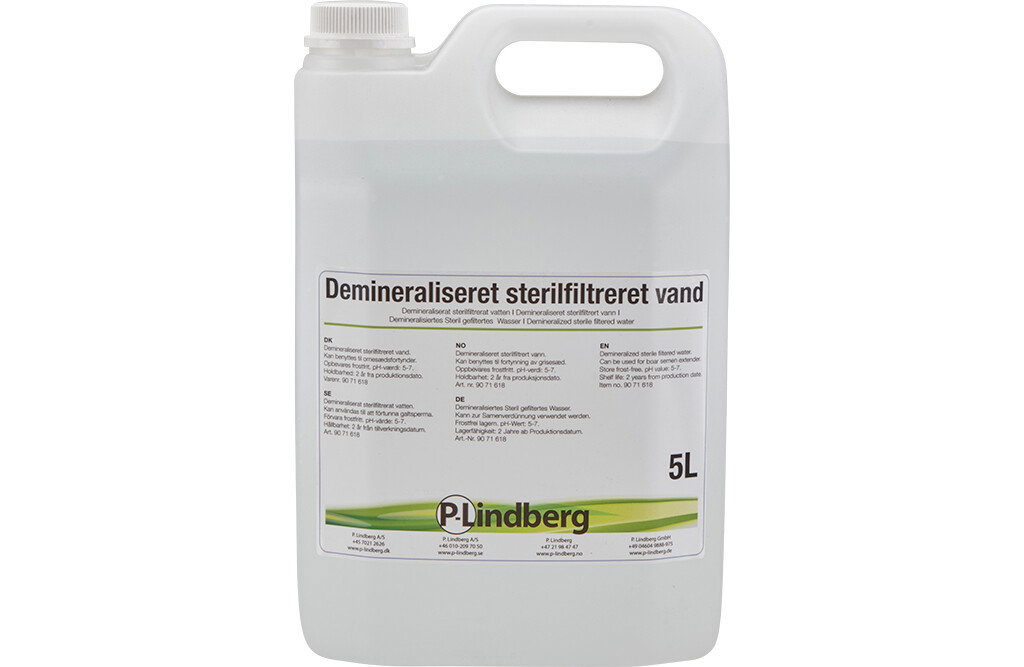 Demineralisiertes Wasser, steril gefiltert